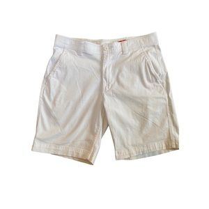 St. John’s Bay white chino shorts, size 36